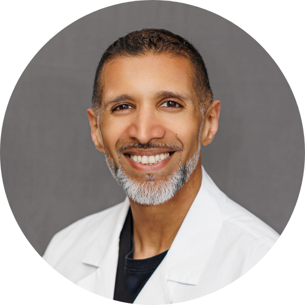 Friendly headshot of Salman FIdahussein, MD
